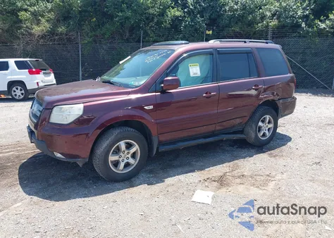 2007 Honda Pilot Ex-L z USA, uszkodzony, nr VIN 2HKYF18527H510015